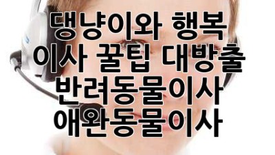 🐶🐱 댕냥이와 행복 이사? 꿀팁 대방출! #반려동물이사 #애완동물이사
